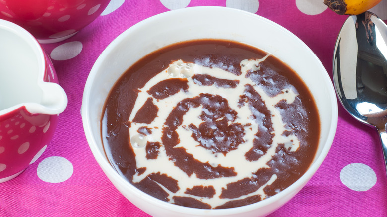 Champorado With Tuyo A Filipino Chocolate Porridge With Dried Fish