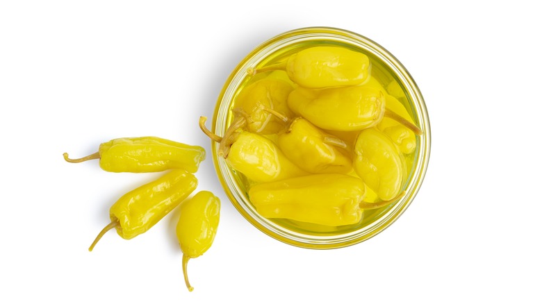 pepperoncini in a jar