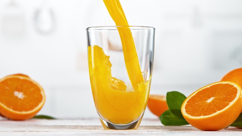 orange juice iced tea