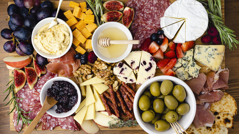 charcuterie snack board