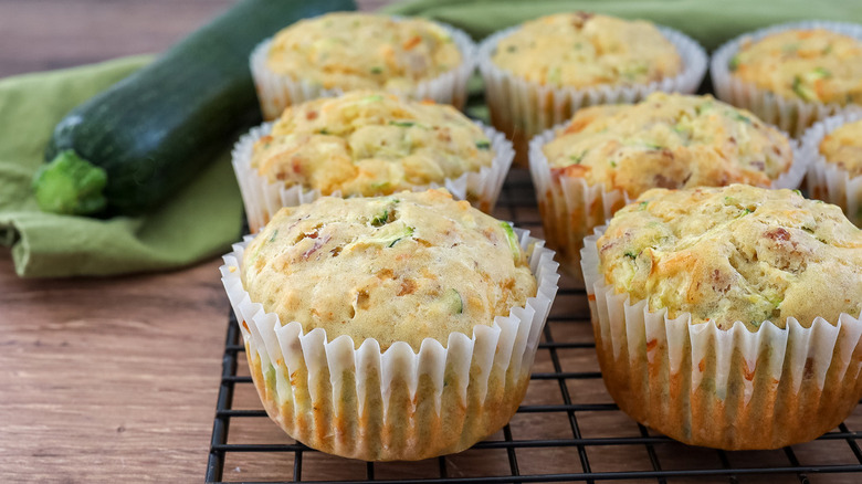 muffins on wire rack