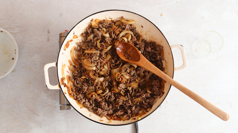 French onion soup pasta