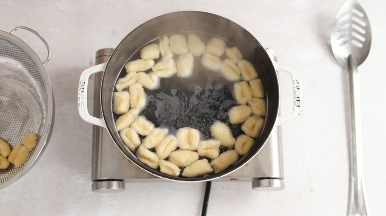 boiled gnocchi