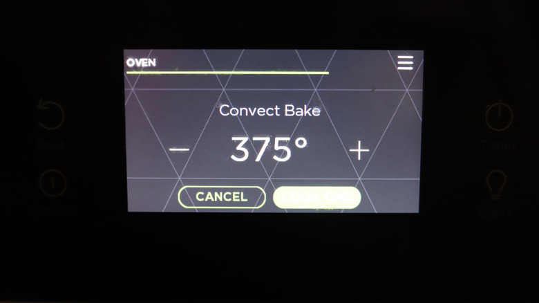 oven preheated to 375 F