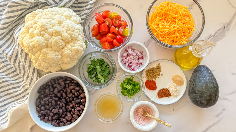 cauliflower nachos ingredients
