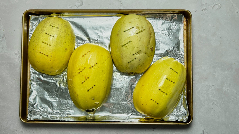 poking holes in squash