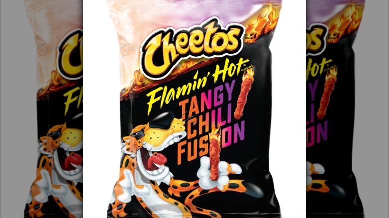 Bag of Cheetos Flamin' Hot Tangy Chili Fusion