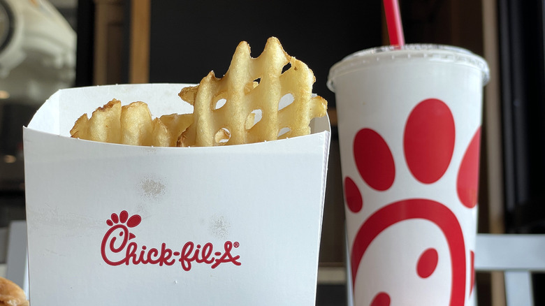 Chick-fil-A meal close-up