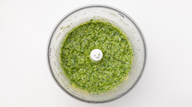 blended broccoli pesto