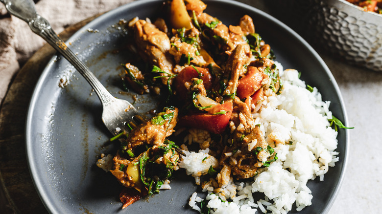 chicken ghallaba with rice