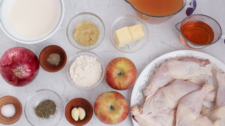 ingredients for normandy chicken