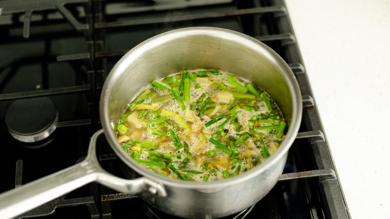 asparagus vichyssoise cooking