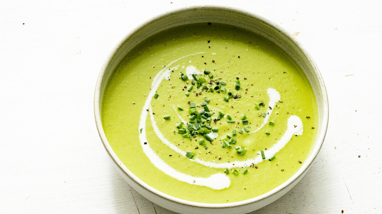 asparagus vichyssoise chilling