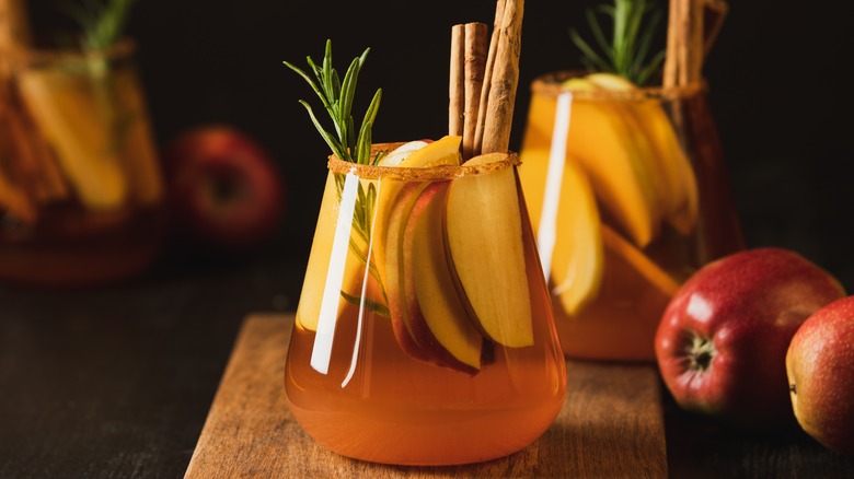 Chimayó cocktail on a board