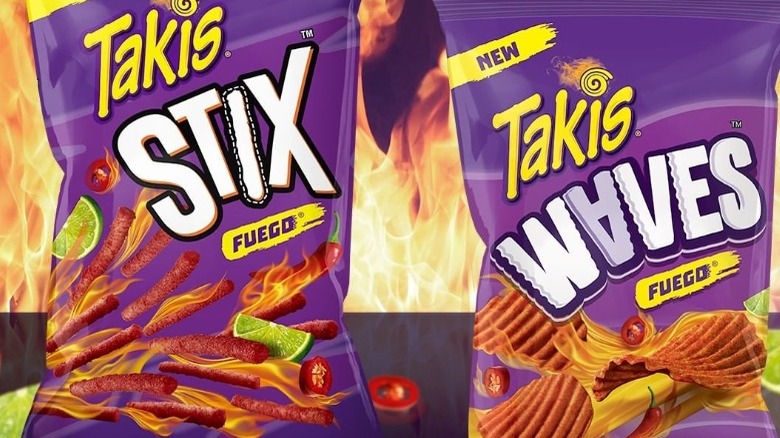 Bags of Fuego Takis