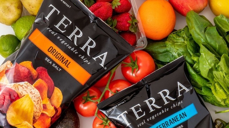 Bags of Terra chips