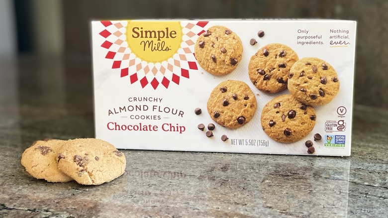 Simple Mills cookies box almond flour