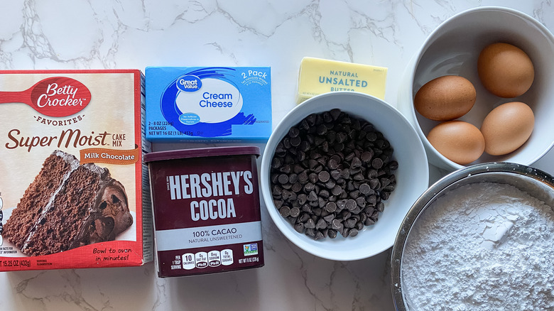 chocolate gooey butter cake ingredients