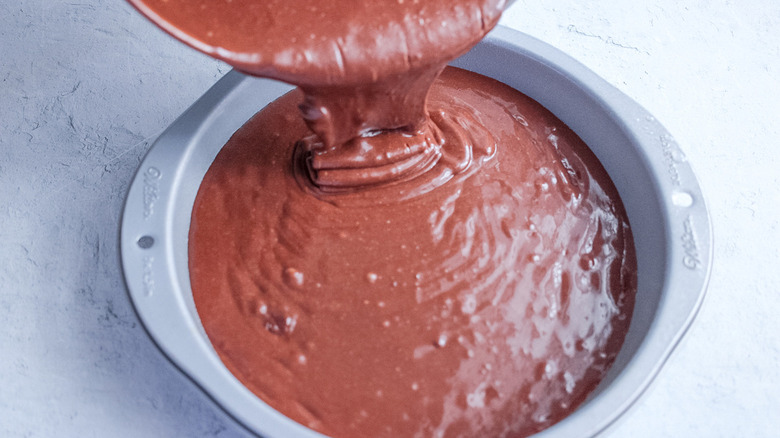 chocolate mocha cake batter