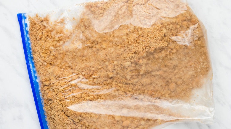 bag of crushed graham crackers