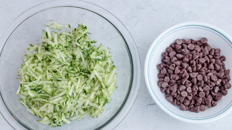 zucchini and chocolate chips