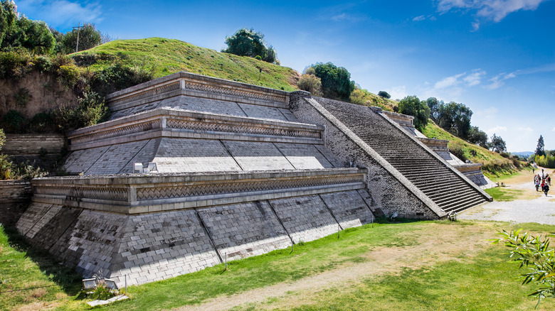 Pyramid in Cholula, Mexico