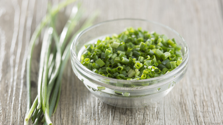 Bowl of chives