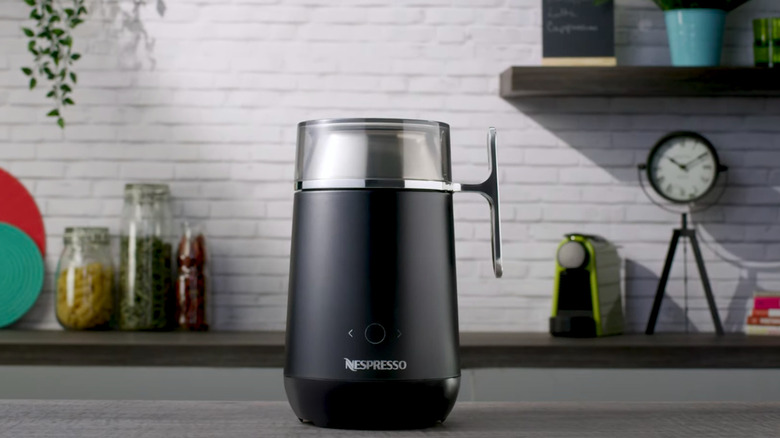 Nespresso Barista Recipe Maker on countertop