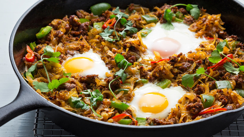 Chorizo Hash And Eggs Recipe