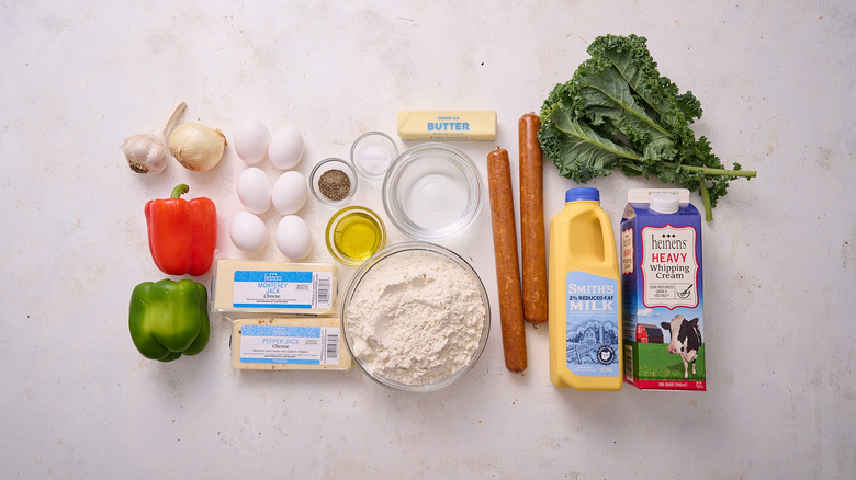 ingredients on a table