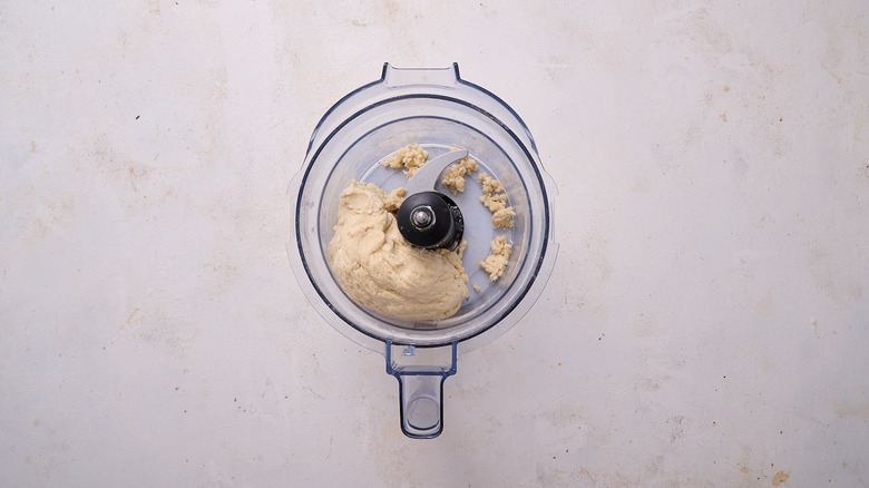 dough in food processor