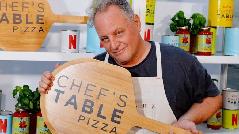 Chris posing at Chef's Table premiere