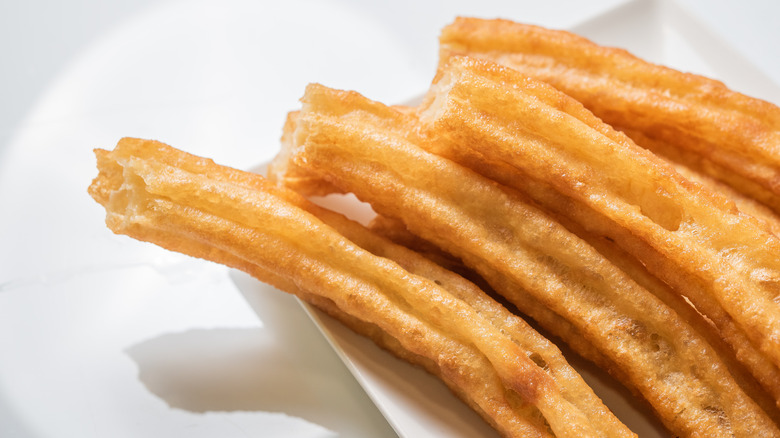 star-shaped Spanish churros