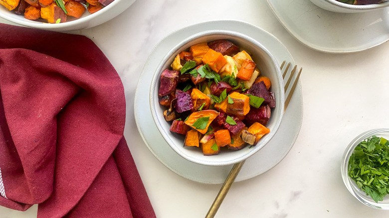 small bowl of vegetables