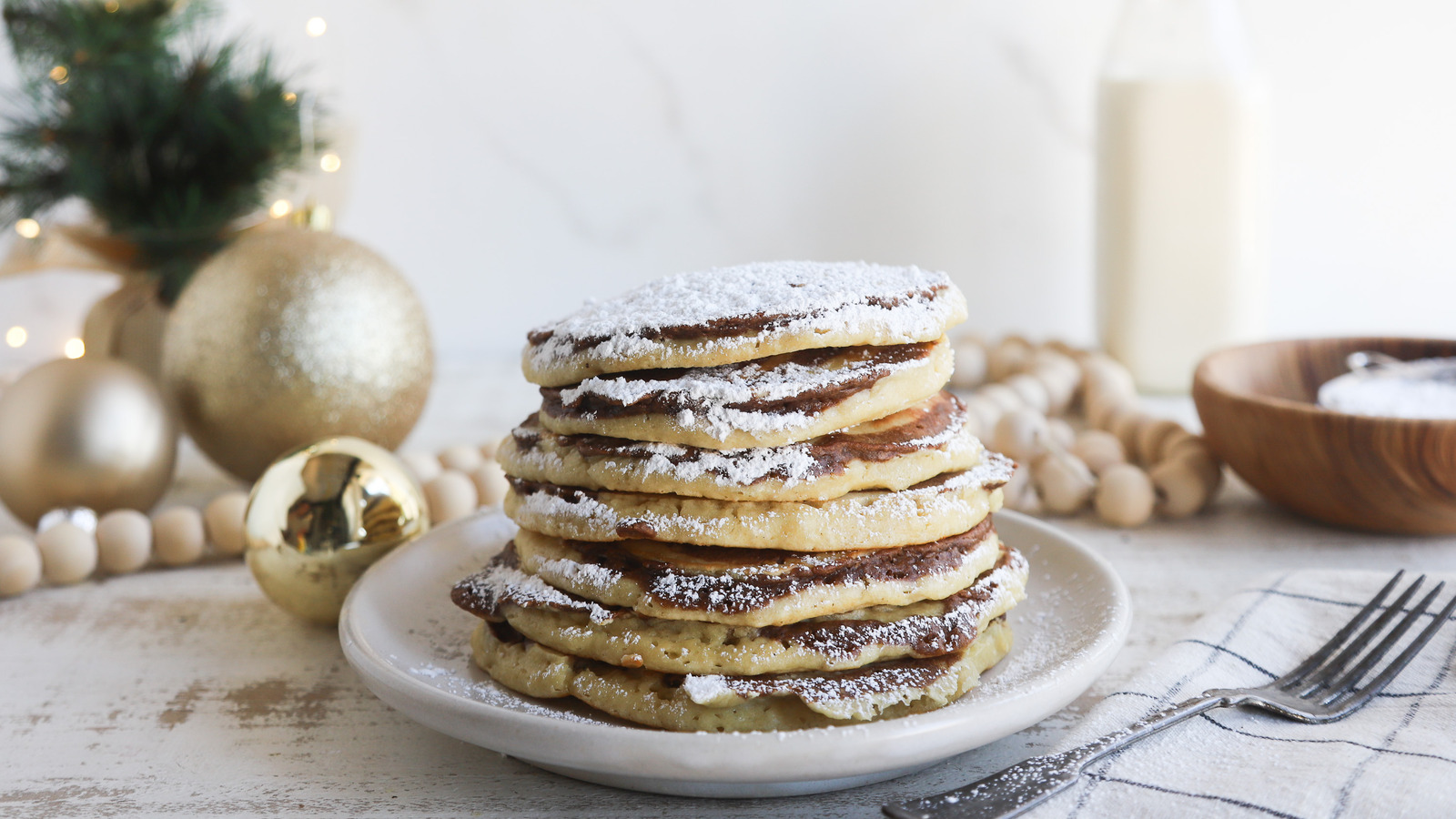 Christmas Pancakes (Sugar & Dairy Free) - The Hint of Rosemary