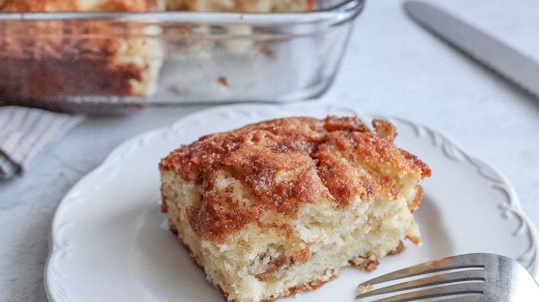 cake on a plate 