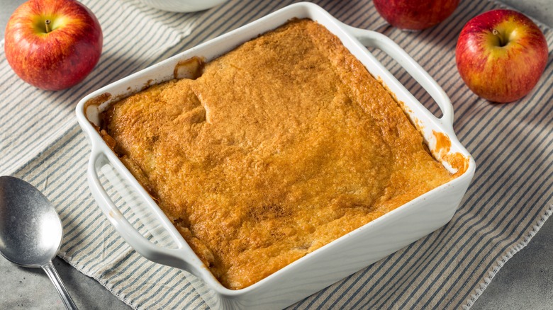 cobbler served in pan