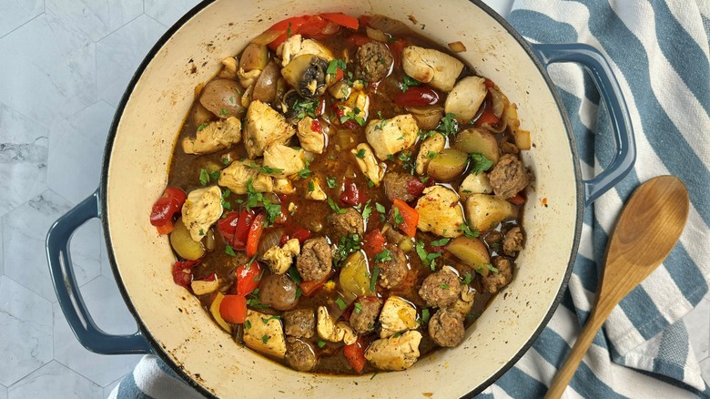 chicken and sausage stew