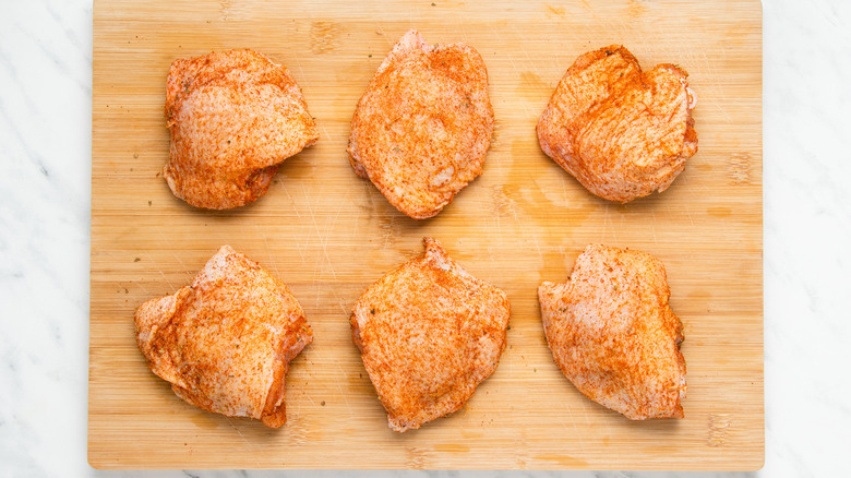 chicken thighs with spices 