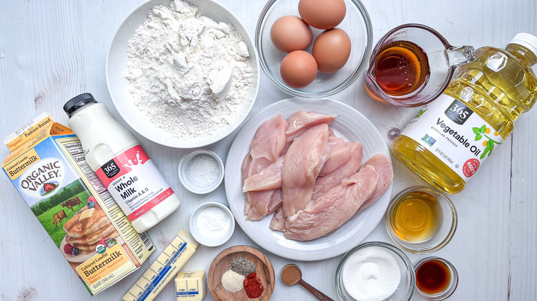 chicken and waffles ingredients