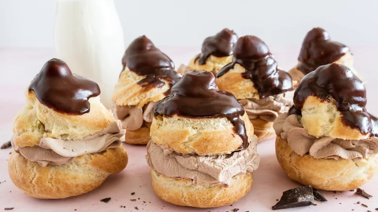 Chocolate Cream Puffs