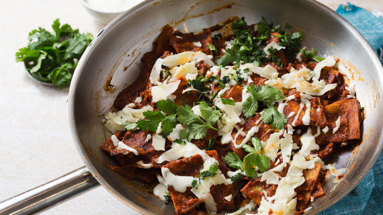 Chilaquiles in pan