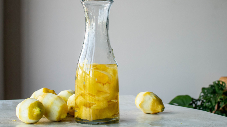 lemon zest in vodka