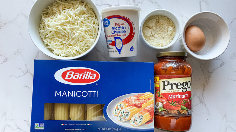 ingredients for manicotti