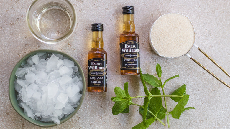 ingredients for mint julep