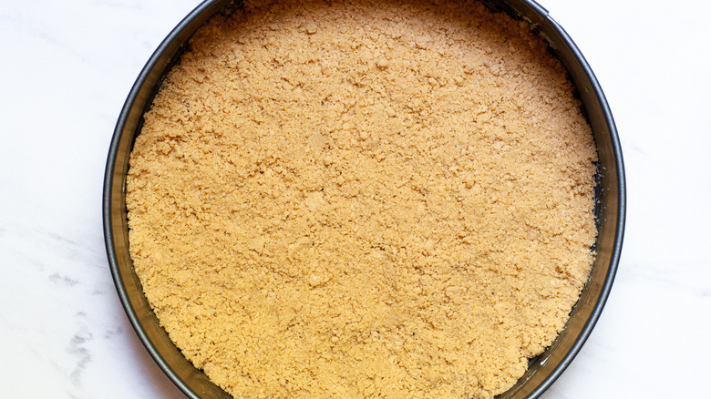 classic New York cheesecake crust