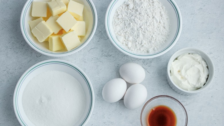 pound cake ingredients