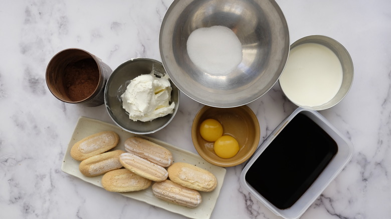 ingredients for tiramisu