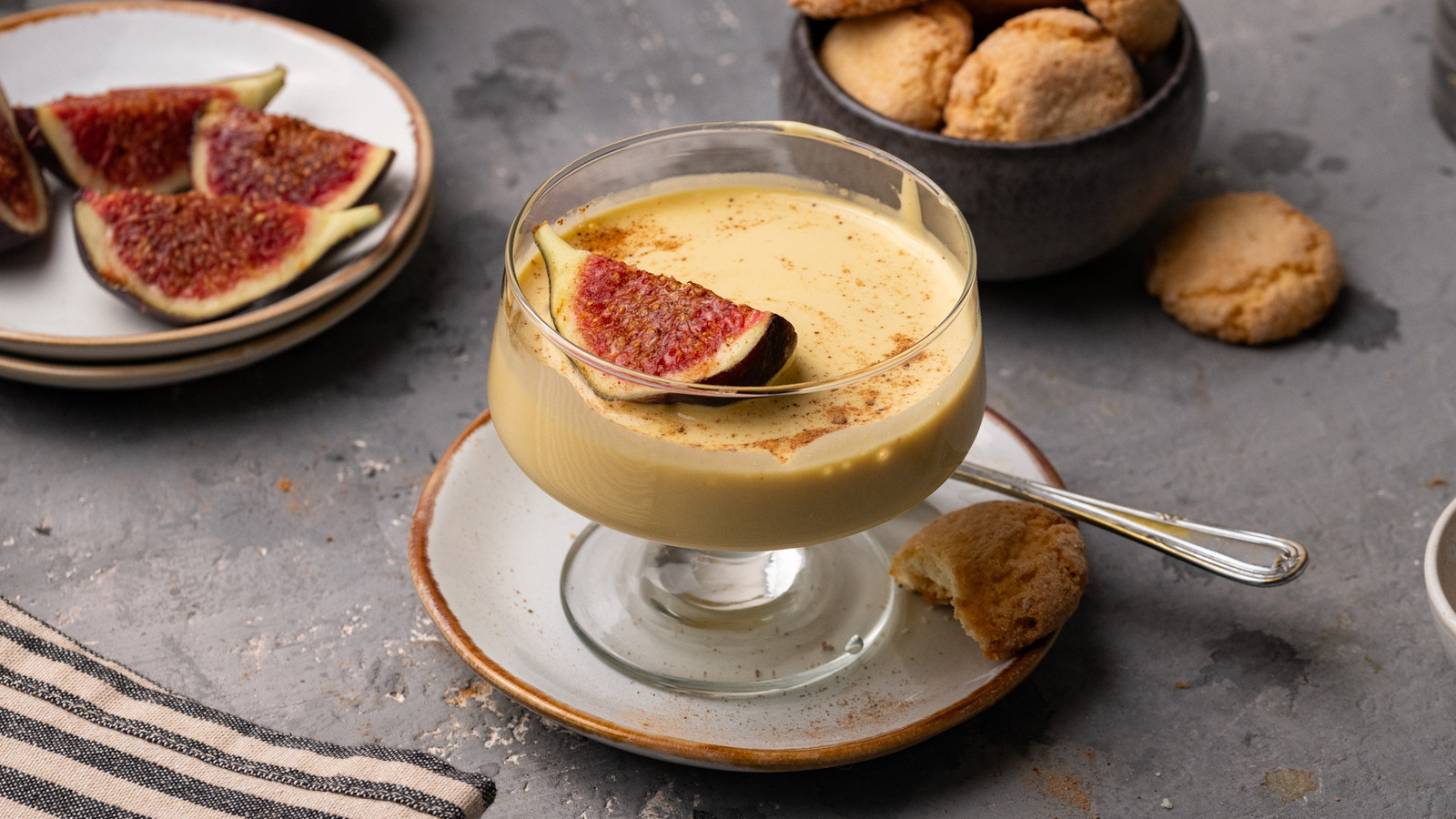 Classic Zabaglione With Figs And Amaretti Recipe