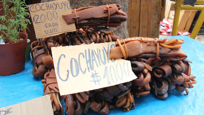 cochayuyo at Chilean market